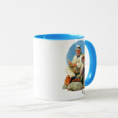 大きい1つをつかまえること マグカップ (正面右)