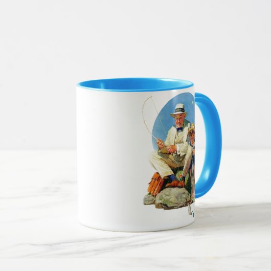 大きい1つをつかまえること マグカップ (正面右)