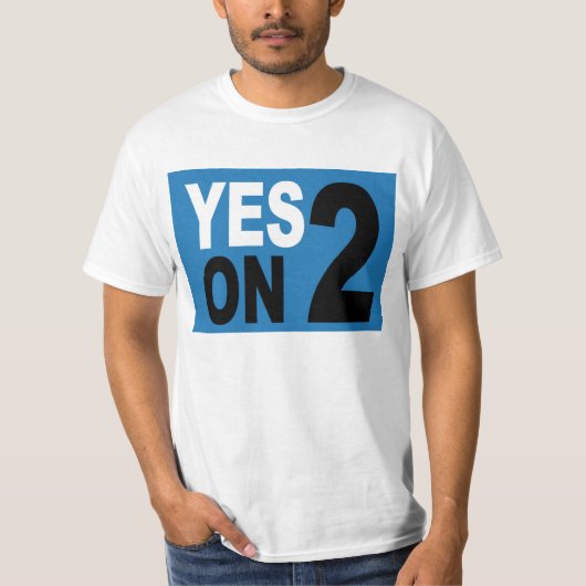 大きい2つのTシャツの人のYes Tシャツ (正面)