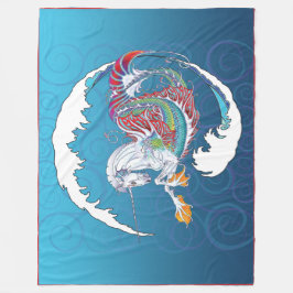 大きい2017年のミンクの巣のHippicornのフリースブランケット フリースブランケット