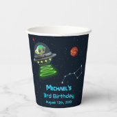 大きい3枚（写真あり） | 宇宙ロケット3rdアザ 紙コップ (裏面)