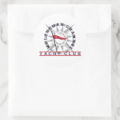 大きい3"ステッカー、ページごとの6のセット ラウンドシール (バッグ)