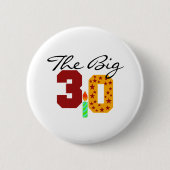 大きい3-0 缶バッジ (正面)
