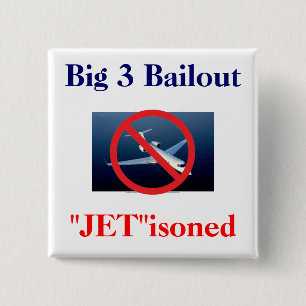 大きい3 - isoned "ジェット機" 缶バッジ