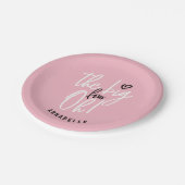 大きい4ああ！40歳の誕生日パーティーのお願いギフト ペーパープレート (アングル)