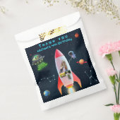 大きい4枚(写真あり) | 4thバースデーロケット宇宙 フェイバーバッグ (封をした状態)