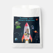 大きい4枚(写真あり) | 4thバースデーロケット宇宙 フェイバーバッグ (正面)