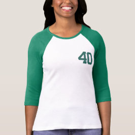 大きい40の誕生日のTシャツ Tシャツ