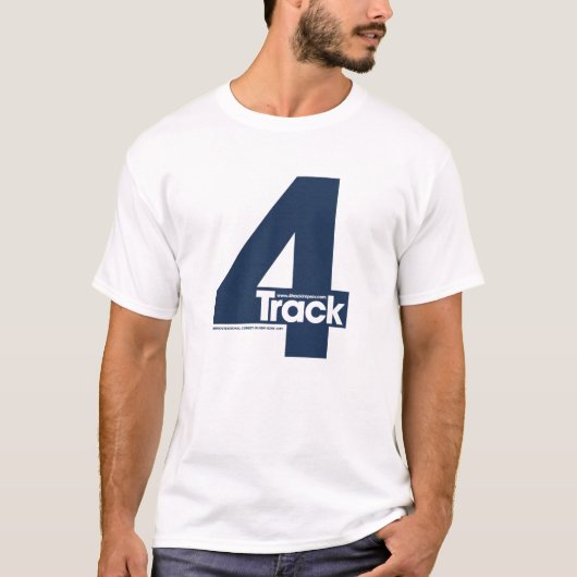 大きい4Trackロゴ Tシャツ (正面)