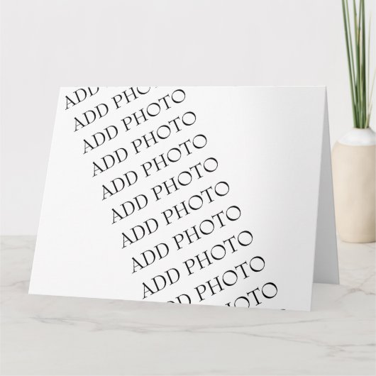 大きい8.5インチx 11インチのグリーティングカードで独自に作成  カード (正面)