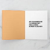 大きい8.5インチx 11インチ折り畳みグリーティングカード カード (内部)