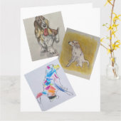 大きい8.5インチx 11インチ折り畳みグリーティングカード カード (黄色い花)