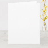 大きい8.5インチx 11インチ折り畳みグリーティングカード カード (黄色い花)