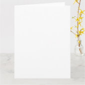 大きい8.5インチx 11インチ折り畳みグリーティングカード カード (黄色い花)