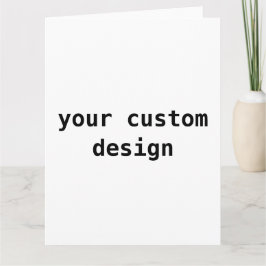 大きい8 x 11グリーティングカード カード