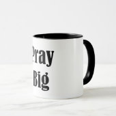 大きい|のコップを祈って下さい マグカップ (正面右)