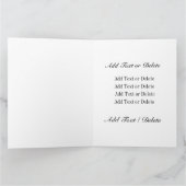 大きい(ライフガードの)挨拶状- SRF カード (内部)