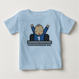 大きい!(男の子バージョン1) ベビーTシャツ
