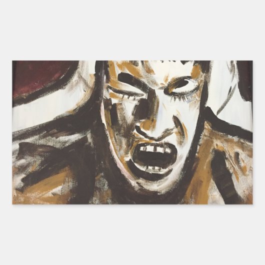 大きい 長方形シール (正面)