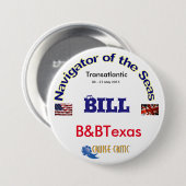 大きい、3インチの円形ボタン 缶バッジ (正面&裏面)