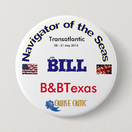 大きい、3インチの円形ボタン 缶バッジ (正面)