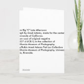 大きい"C"の夕方からの西 カード (裏面)