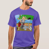 大きい「DAL (6XLまでのサイズ)によって彼のためのnの高いティー Tシャツ (正面)