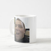 大きい"E"のコーヒーカップ コーヒーマグカップ (正面左)