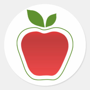 大きいApple ラウンドシール