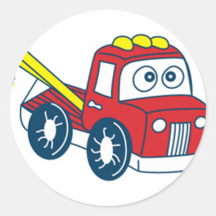 大きいBerthaの漫画のレッカー車 ラウンドシール