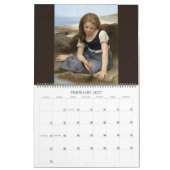 大きいBouguereau 2016 カレンダー (2月 2027)