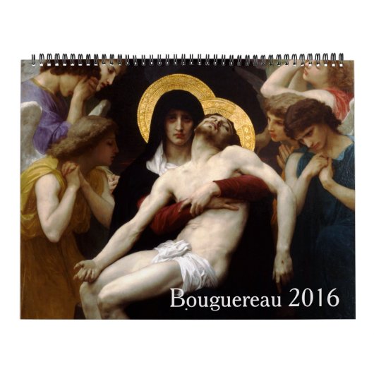 大きいBouguereau 2016 カレンダー (カバー)