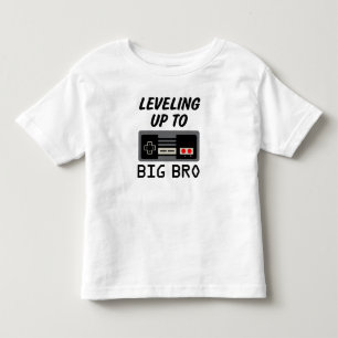 大きいBroのワイシャツのビデオゲームの兄弟まで水平になること トドラーTシャツ