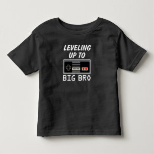 大きいBroのワイシャツのビデオゲームの兄弟まで水平になること トドラーTシャツ