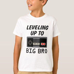 大きいBroのワイシャツのビデオゲームの兄弟まで水平になること Tシャツ