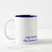 大きいCaféファティマのマグ ツートーンマグカップ (左)