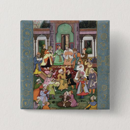 大きいCliveからの旋舞教団員のグループ、 缶バッジ (正面)