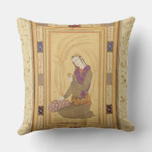 大きいClive Aからのコップを、握るつけられていた青年 クッション (裏面)