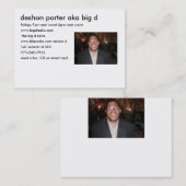 大きいdの地帯情報カード 名刺 (正面/裏面)