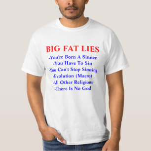 大きいFATはTシャツ福音の伝道のあります Tシャツ