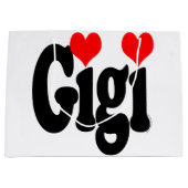 大きいGigiのギフトバッグ ラージペーパーバッグ (正面)