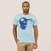 大きいHeadshot濃紺 Tシャツ (正面フル)