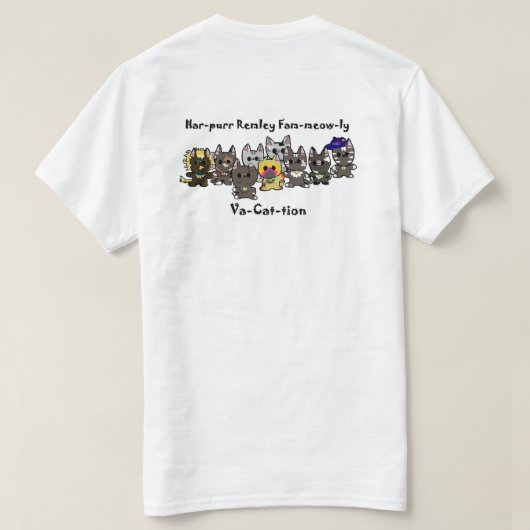 大きいHRFVメンズ Tシャツ (デザイン裏面)