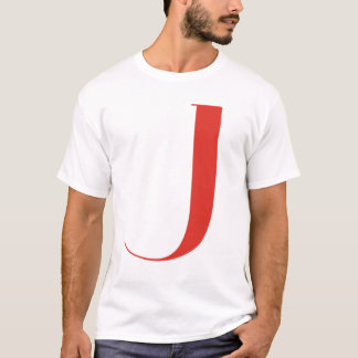 大きいJ: Jeanne Moderno Lettres Tシャツ
