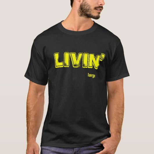 大きいLIVIN Tシャツ (正面)