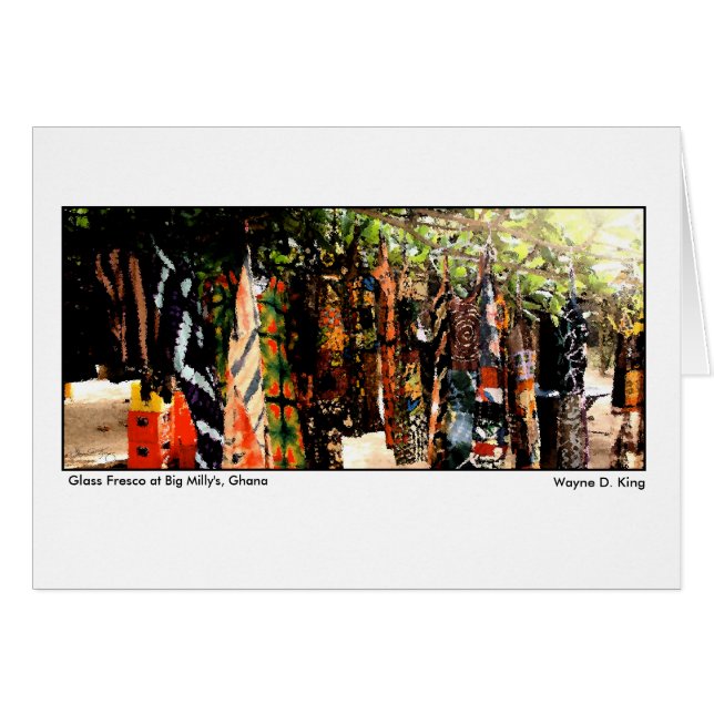 大きいMillys、ガーナのガラスフレスコ画 (正面横)