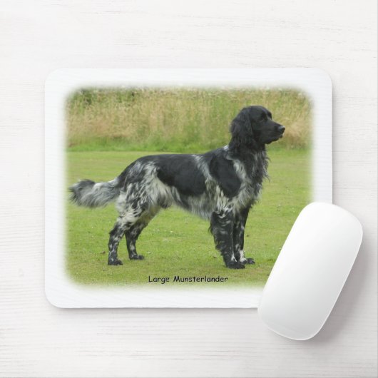 大きいMunsterlander マウスパッド (マウス)