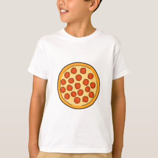 大きいPepperoniピザ全ピザスケッチの芸術Yum Tシャツ