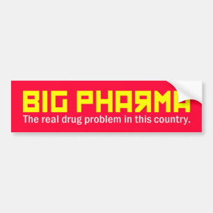 大きいpharma バンパーステッカー