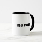 大きいPoppaのマグ マグカップ (正面右)